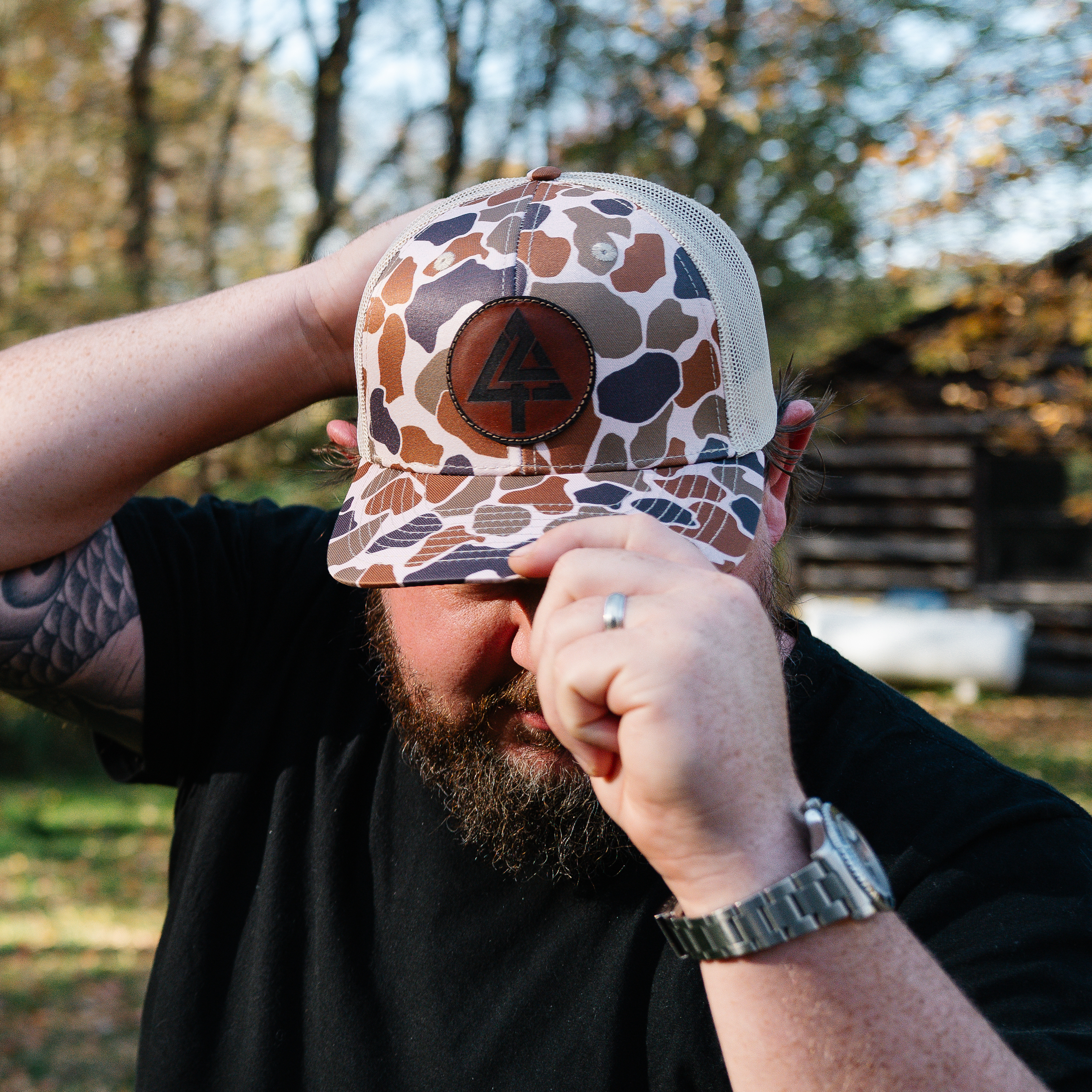 42 North Logo Duck Camo Trucker Hat